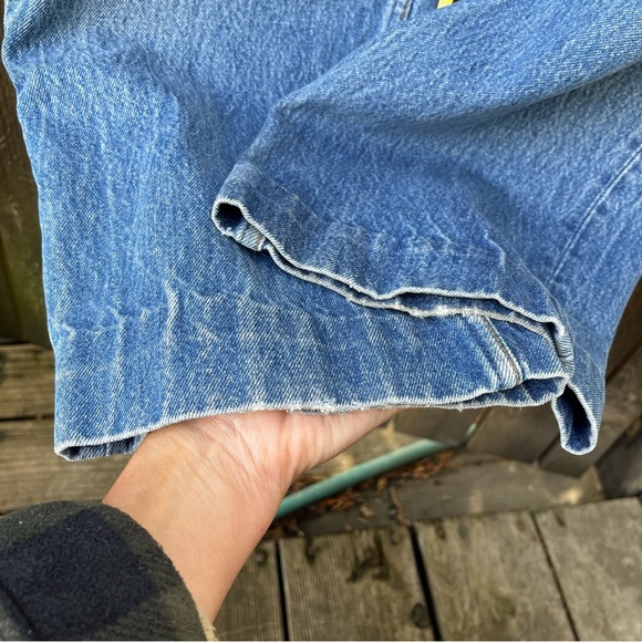 Levi’s 501 Vintage 1986 Buttonfly Cropped Jeans Sz W38 L23 - Picture 10 of 16